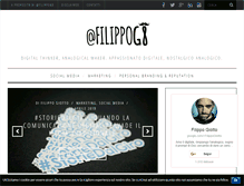 Tablet Screenshot of filippogiotto.com